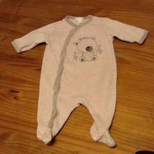 Pyjama Rose Bebe 3 Mois