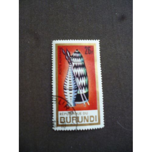 Timbre Burundi:Sagaies Et Carquois.