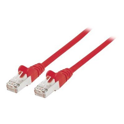 Intellinet Network Patch Cable, Cat6, 5m, Red, Copper, S/FTP, LSOH / LSZH, PVC, RJ45, Gold Plated Contacts, Snagless, Booted, Lifetime Warranty, Polybag - Cordon de raccordement - RJ-45 (M) pour...