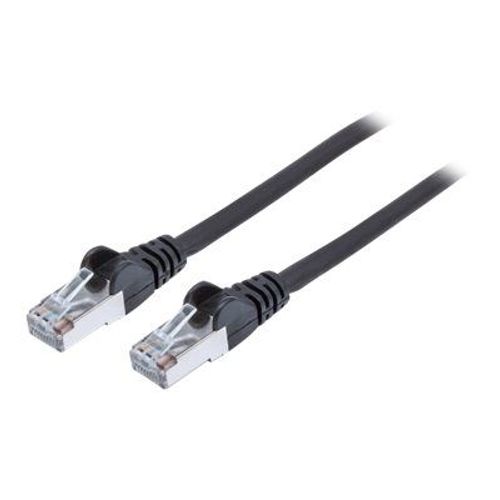 Intellinet Network Patch Cable, Cat6, 2m, Black, Copper, S/FTP, LSOH / LSZH, PVC, RJ45, Gold Plated Contacts, Snagless, Booted, Lifetime Warranty, Polybag - Cordon de raccordement - RJ-45 (M)...