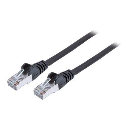 Intellinet Network Patch Cable, Cat6, 15m, Black, Copper, S/FTP, LSOH / LSZH, PVC, RJ45, Gold Plated Contacts, Snagless, Booted, Lifetime Warranty, Polybag - Cordon de raccordement - RJ-45 (M)...