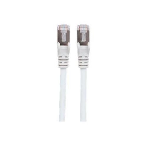 Intellinet Network Patch Cable, Cat6, 5m, White, Copper, S/FTP, LSOH / LSZH, PVC, RJ45, Gold Plated Contacts, Snagless, Booted, Lifetime Warranty, Polybag - Cordon de raccordement - RJ-45 (M)...
