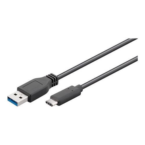 goobay - Câble USB - 24 pin USB-C (M) pour USB type A (M) - USB 3.0 - 2 m - noir
