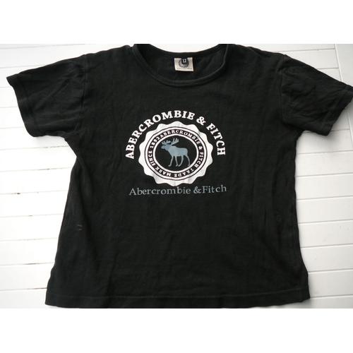 T-Shirt Abercrombie & Fitch 10 Ans Noir 