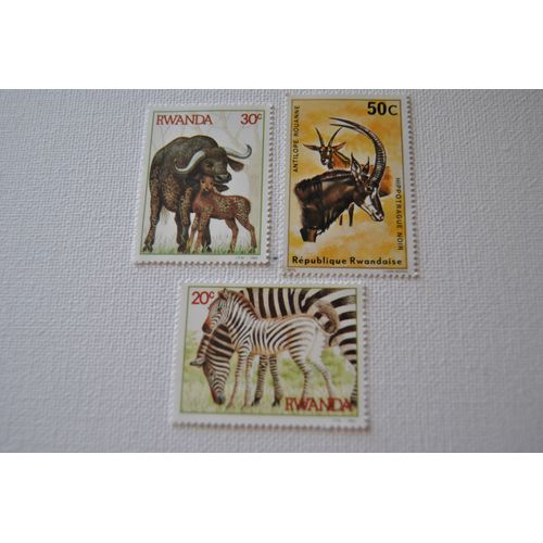 Timbre Rwanda 1975 Antylope