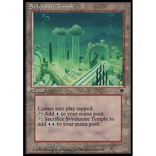 Mtg - Svyelunite Temple (Fallen Empires) Unco - Anglais