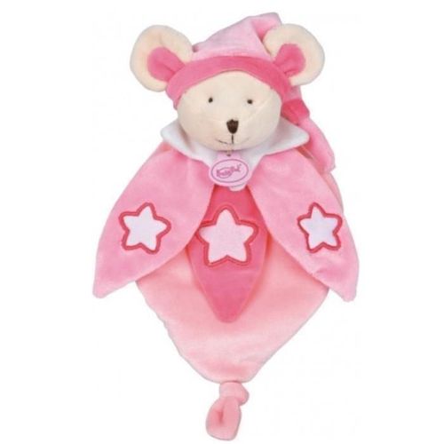 Doudou Souris Luminescent Rose Babynat Peluche Brille Dans Le Noir Jouet Bebe Baby Nat Etoiles Fluo