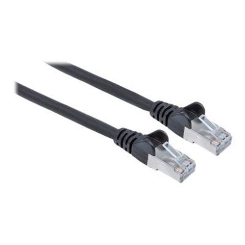 Intellinet Network Patch Cable, Cat6, 0.5m, Black, Copper, S/FTP, LSOH / LSZH, PVC, RJ45, Gold Plated Contacts, Snagless, Booted, Lifetime Warranty, Polybag - Cordon de raccordement - RJ-45 (M)...