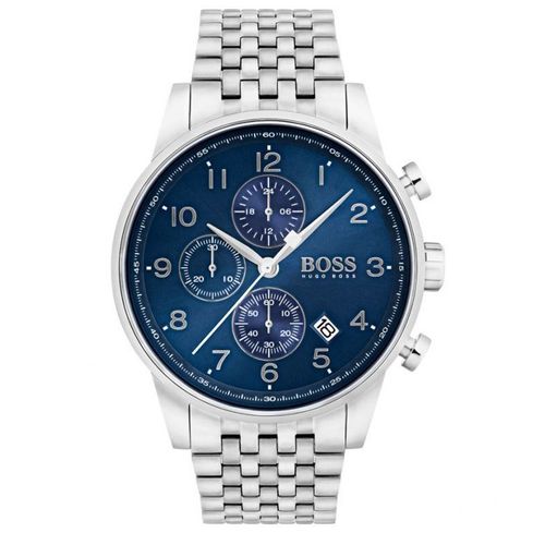 Montre Homme Hugo Boss Navigator 1513498 Argent