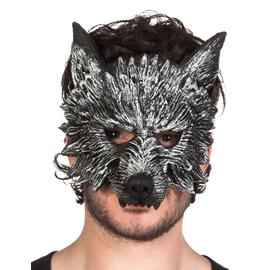 TOOGOO 1 Paire Gants de Loup Masque animal Masque set loup-garou Masquerade loup pour Halloween R Taille: L, Couleur: Noir 
