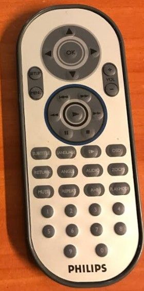 Remote Portable DVD Philips RC1463801/01