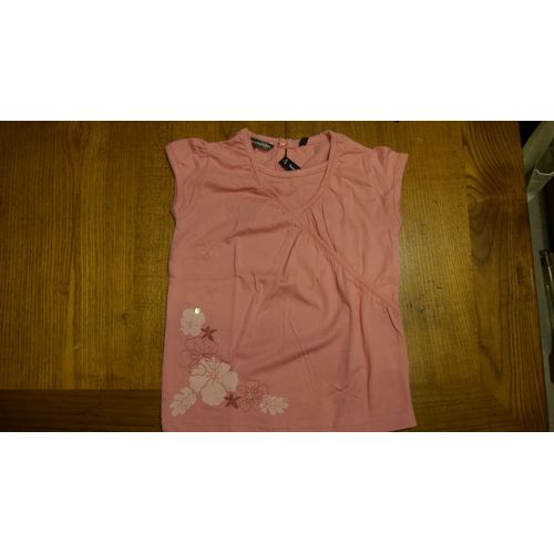 T-Shirt Tout Compte Fait Coton 6 Ans Rose Neuf