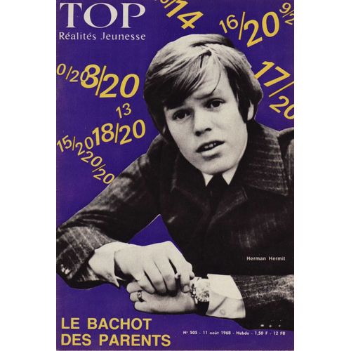 Top Réalités Jeunesse / 11-08-1968 N°505 : Herman Hermit (2p)