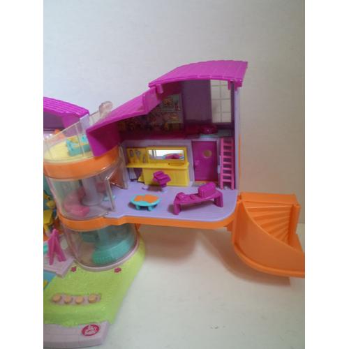 Maison Ranch polly pocket complète lumineuse