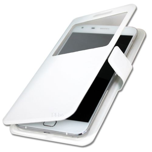 Honor 8 Pro Housse Etui Folio À Fenêtres Blanc De Qualité By Ph26