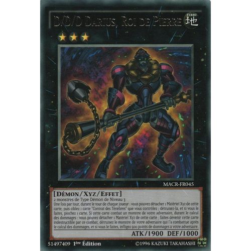 Yu-Gi-Oh! - Macr-Fr045 - D/D/D Darius, Roi De Pierre