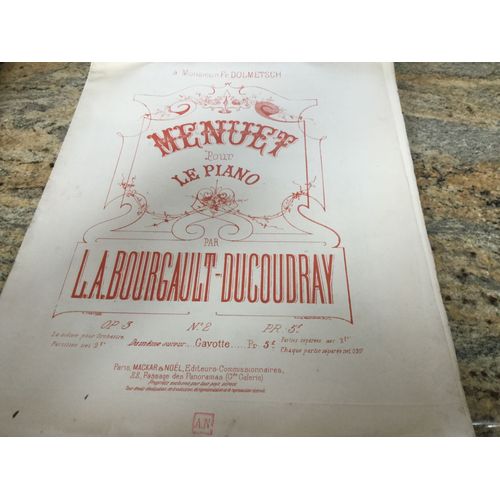 Menuet Pour Le Piano