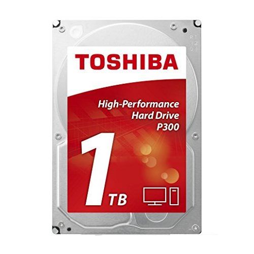 Toshiba P300 Desktop PC - Disque dur - 1 To - interne - 3.5" - SATA 6Gb/s - 7200 tours/min - mémoire tampon : 64 Mo