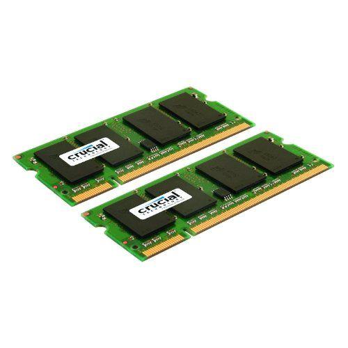 Crucial CL6 Mémoire RAM DDR2 4 Go (2 x 2 Go) PC2-6400 800 MHz