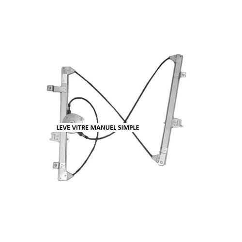 Lève-Vitre Manuel Simple Avant Gauche, Citroen Berlingo I De 07/96 À 04/08