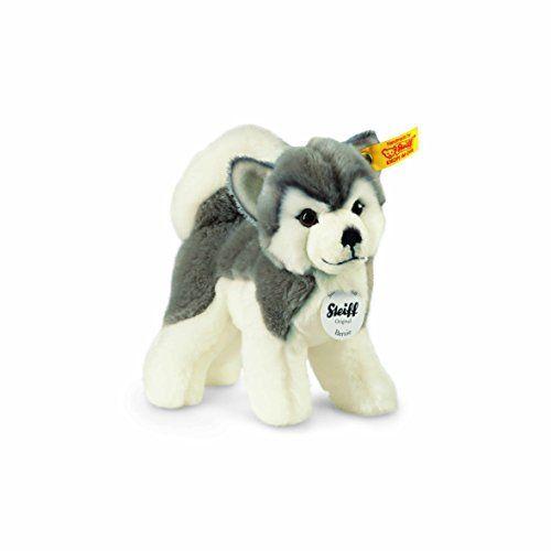 Steiff - 104985 - Peluche - Husky Bernie - Gris/Blanc