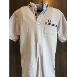 Polo Fred Perry Coton 10 Ans (M) Bleu Clair