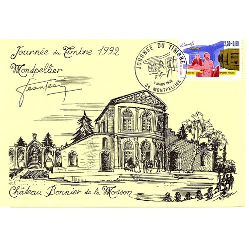 Journée Du Timbre Premier Jour Montpellier 1992