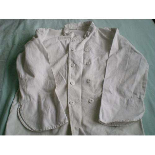 Veste De Cuisinier Coton 42 Blanc 