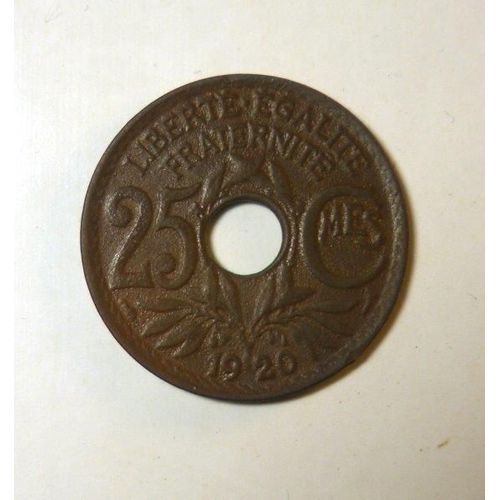 25 Centimes "Lindauer" (1920)