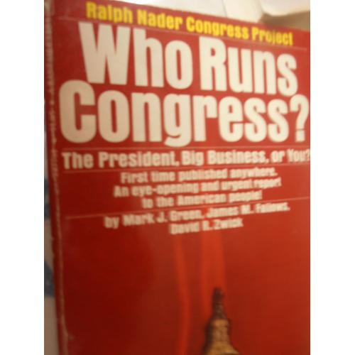 Who Runs Congress