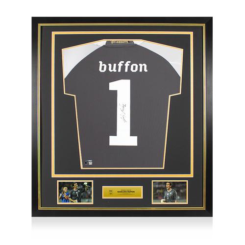 Maillot De Gardien De But Officiel De La Coupe Du Monde De La Fifa, Gianluigi Buffon, Signé Et Encadré, 2010-12, Italie