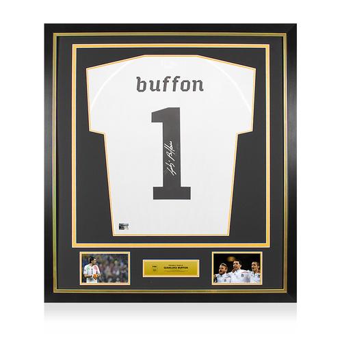 Maillot De Gardien De But Officiel De La Coupe Du Monde De La Fifa, Gianluigi Buffon, Signé Et Encadré, 2010-12, Italie