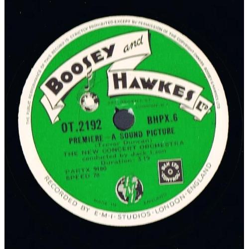 78 T. Trevor Duncan - Jack Leon Orchestra Ot.2192 Boosey & Hawkes 12"