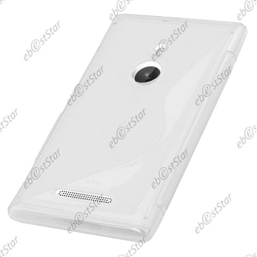 Ebeststar ® Etui Housse Coque S-Line Silicone Protection En Gel Pour Nokia Lumia 925, Couleur Transparent [Dimensions Precises De Votre Appareil : 129 X 70.6 X 8.5 Mm, Écran 4.5'']