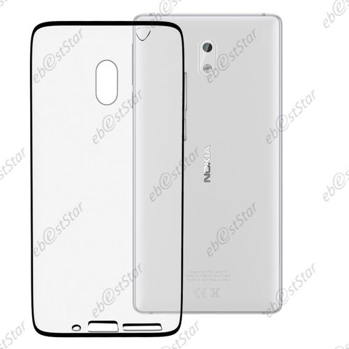 Ebeststar ® Housse Coque Protection Silicone Gel Ultra Fine 0,3mm Etui Souple Pour Nokia Nokia 3, Couleur Transparent [Dimensions Precises De Votre Appareil : 143.4 X 71.4 X 8.5 Mm, Écran 5'']