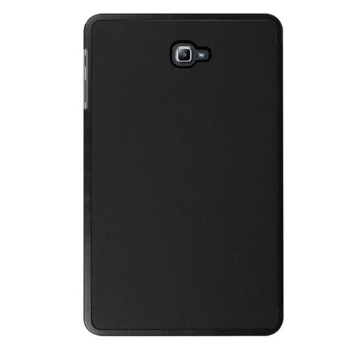 PROTECK Coque Samsung Galaxy Tab A6 10.1 Noire Etui avec【Film de Protection Intégré】+【Mise en Veille Automatique】+【Antichoc】 