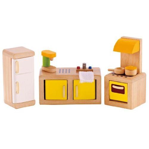 Hape - E3453 - Jeu D'imitation En Bois - Maison De Poupées - Cuisine