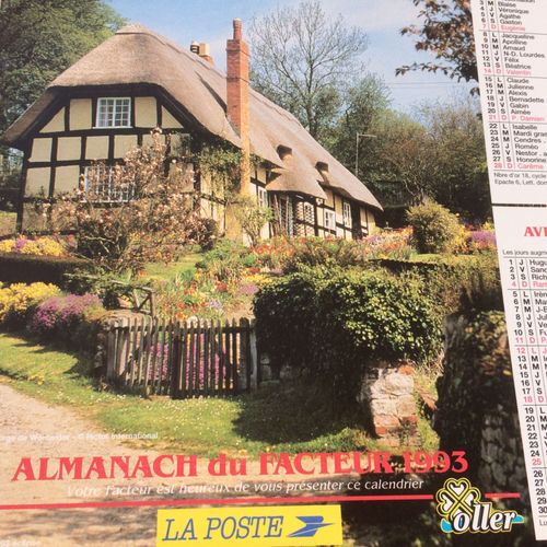 Almanach Du Facteur Region Parisienne 1993