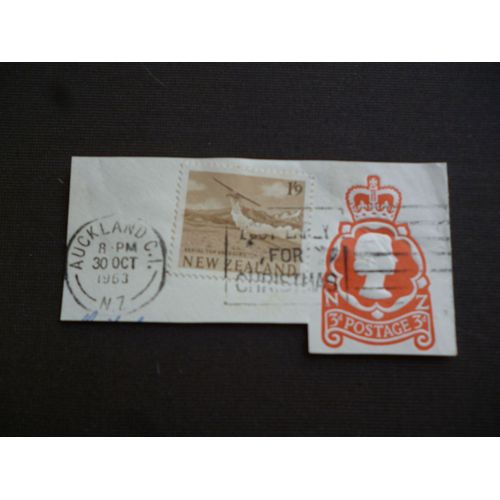 Timbre Nouvelle-Zélande 1963:Aviation.