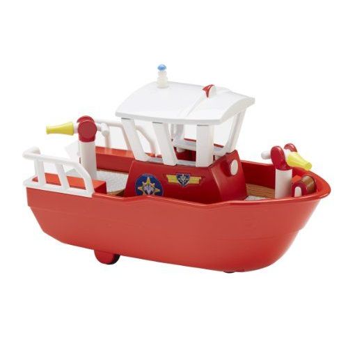 Sam Le Pompier - Titan - Bateau Avec Lance À  Incendie