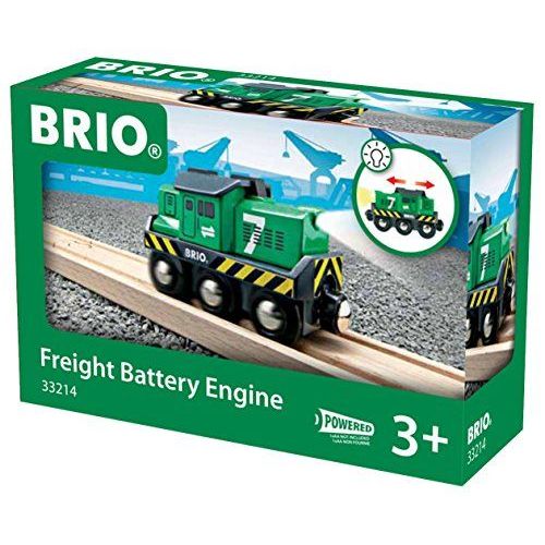 Brio - 33214 - Circuit - Train - Locomotive De Fret À  Pile