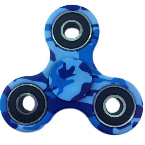 Jx Tri  Hand Spinner/ Fidget  Spinner Pour Fidgeters Camouflage Bleu