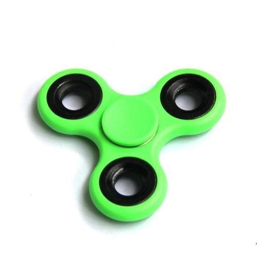 Green Fidget Spinner / Tri-Spinner Fidget Toy / Hand Spinner / Roulements Ultra Rapides / Fidget Spinner Enfant Ou Adulte (Vert)