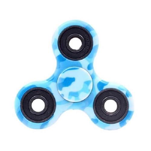 Db Tri Hand Spinner/ Fidget Spinner Pour Fidgeters Camouflage Drapeau Bleu