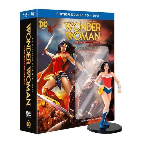 Wonder Woman - Édition Commemorative Deluxe - Blu-Ray + Dvd + Figurine