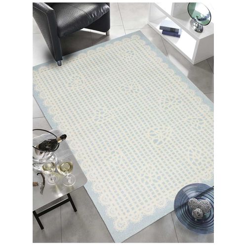 Marie Line Bleu 120 X 180 Cm Tapis De Salon Moderne Design Par Kids World