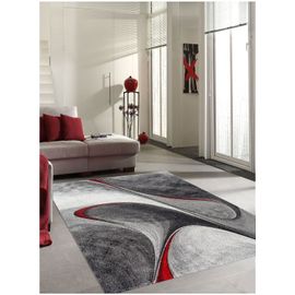 Tapis Grand Dimensions Madila Rouge 200 X 290 Cm Tapis De Salon Moderne Design Par Unamourdetapis