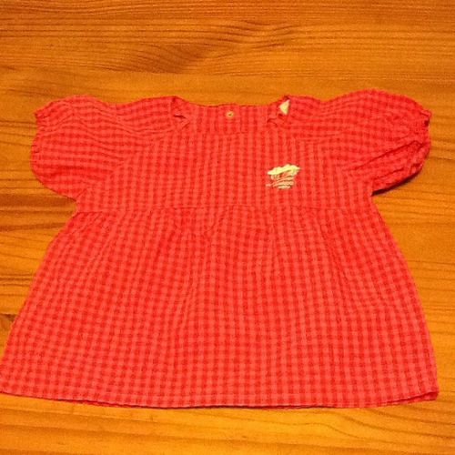 Robe Pour Bebe A Careaux Rouge 24 Mois