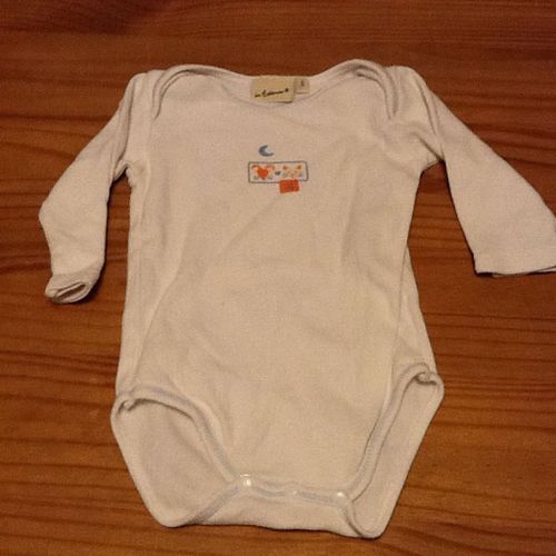 Body Bebe Blanc 6 Mois
