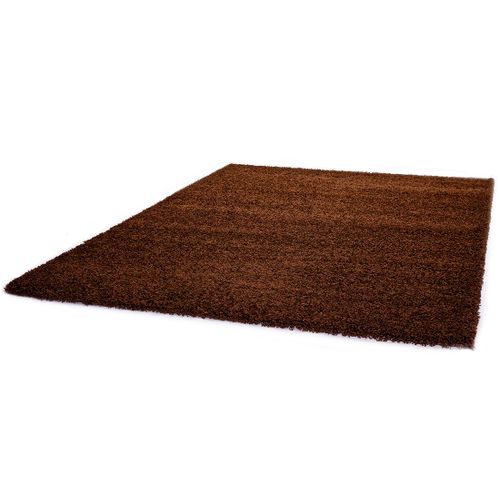 Tapis Shaggy Loca Tapis Moderne Par Unamourdetapis Marron 60 X 110 Cm
